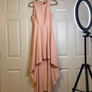 Aidan Mattox High/Low Blush Gown (Size 4)